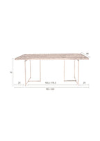 Class - Mesa de Comedor - Madera - Roble/Marrón