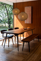 Ming Ronde '45 - Pendant Lamp - Iron - White