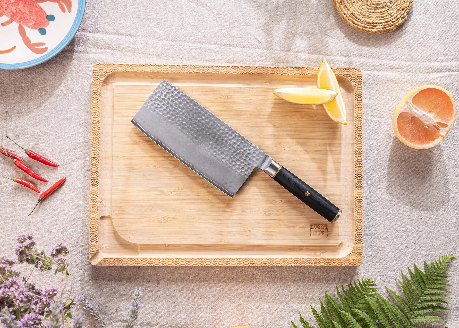 Colección Pakka San-Mai - Set completo de 11 piezas: 6 cuchillos + 5 accesorios