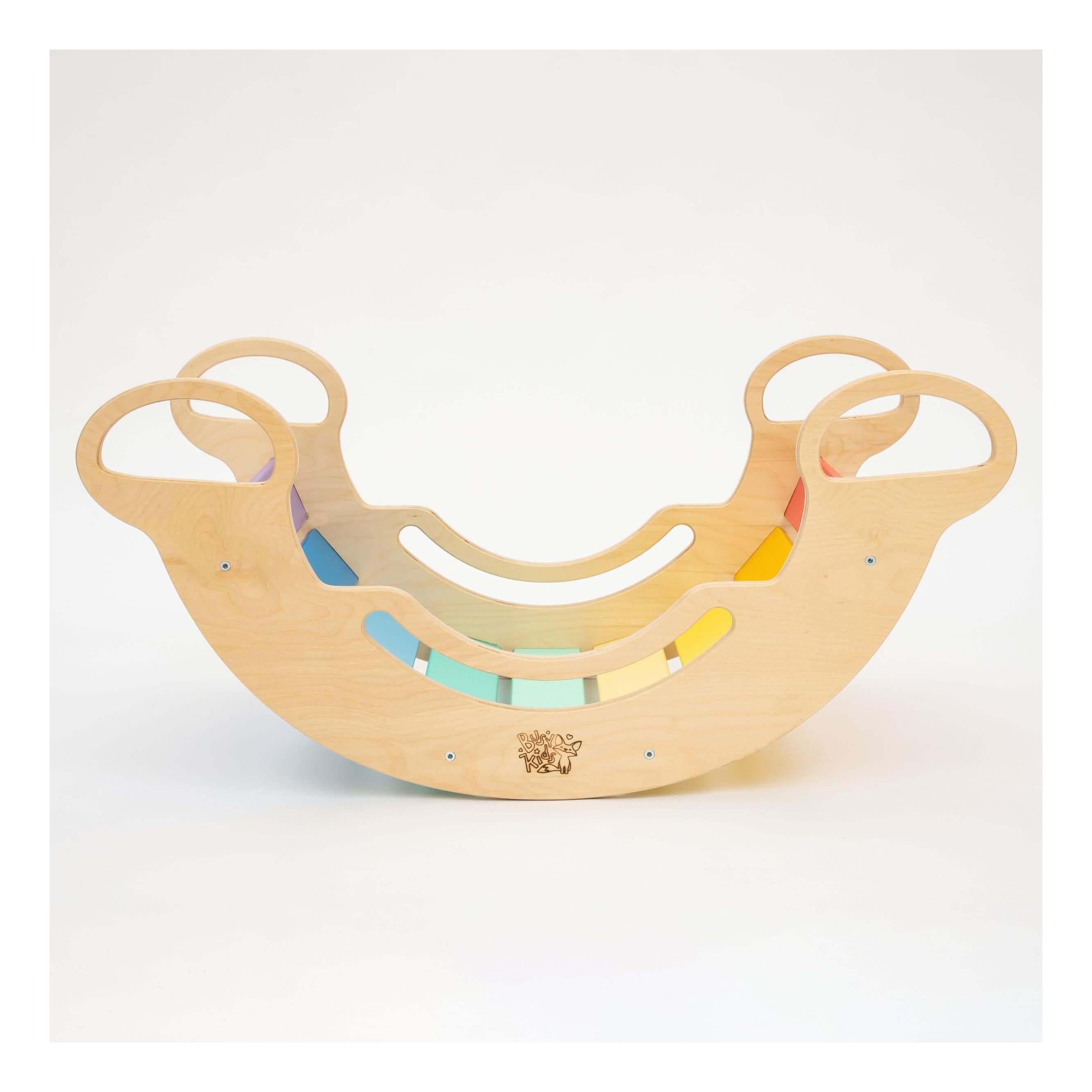 Balance seesaw/Rocker - rainbow colors - Busy-kids.fr