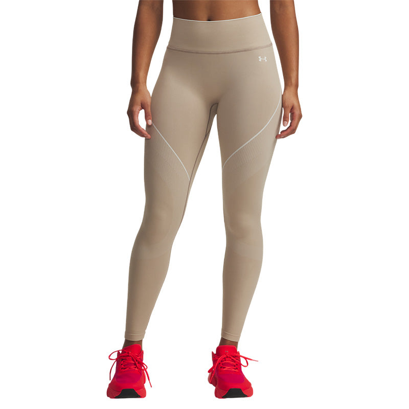 Legginsy Vanish Seamless - Beżowy, Biały - Damskie