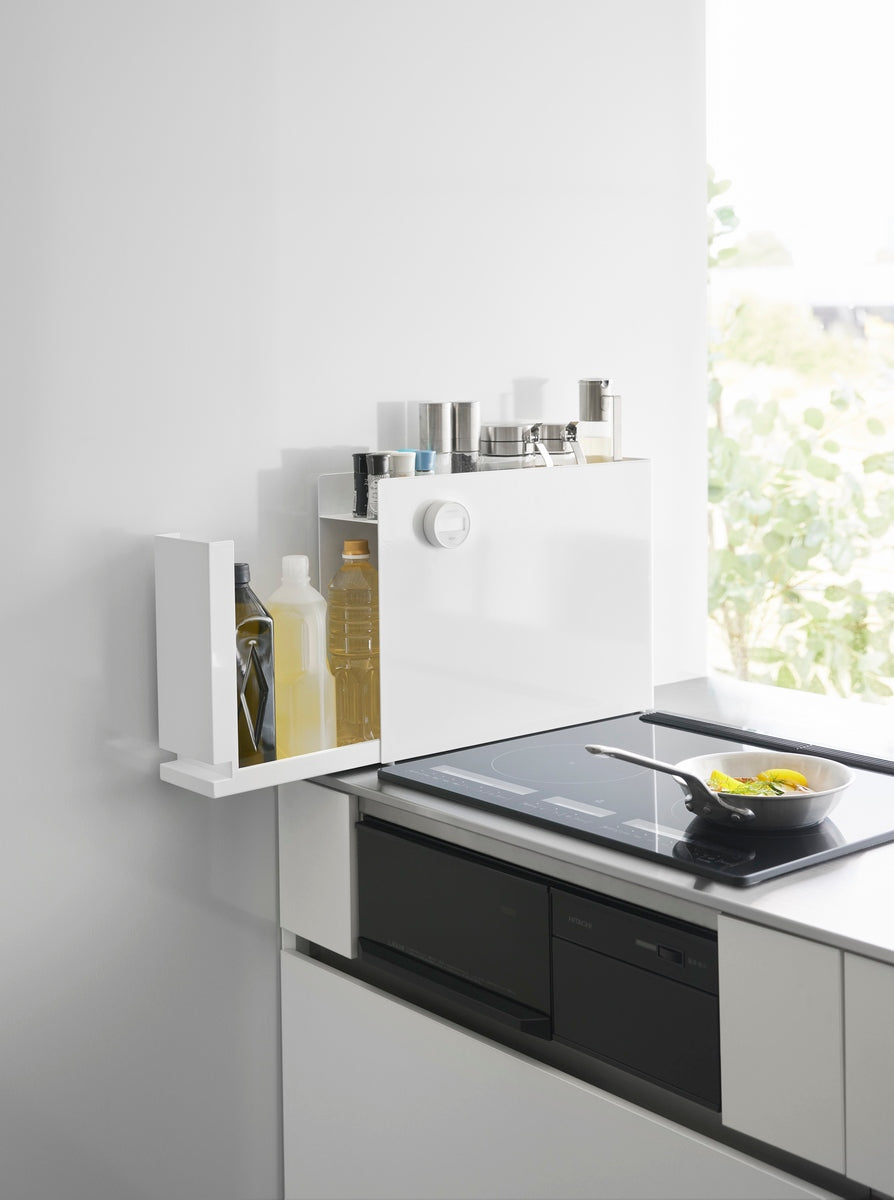 Tower Pull-Out Condiment Rack - White