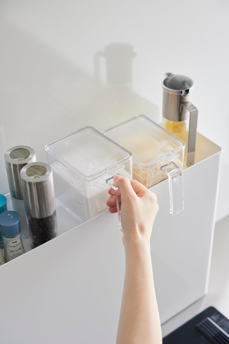Tower Pull-Out Condiment Rack - White