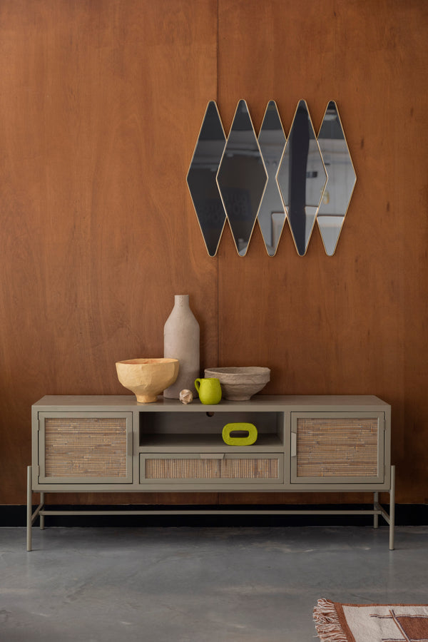 Yasu - Sideboard - Chinese fir wood - Beige