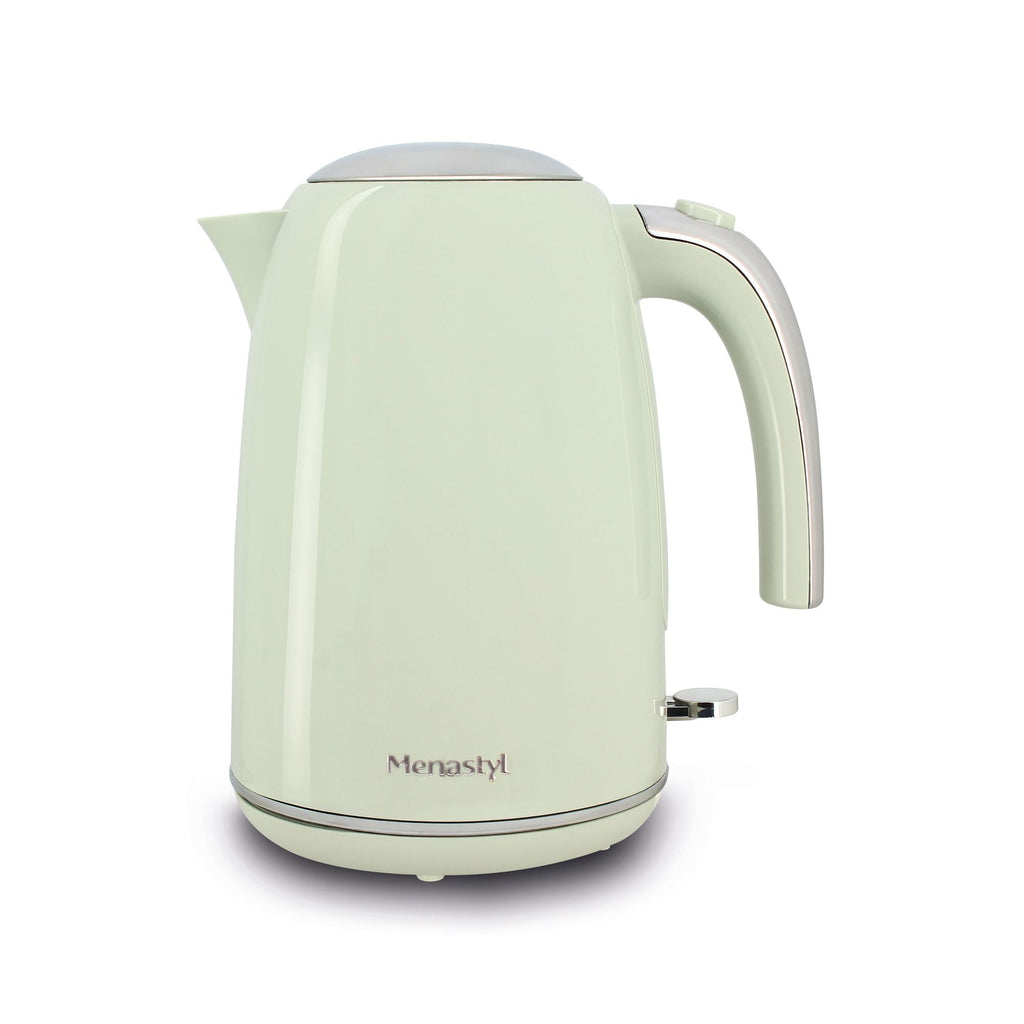 Rétro - Bouilloire Électrique - Acier Inoxydable - 1,7L