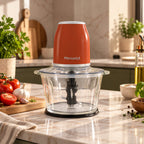 Rétro - Hachoir Électrique - Plastique Et Contenant En Verre - 1,2L