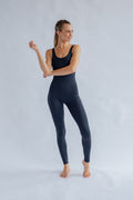 Mono - Unitard con espalda redondeada - Negro