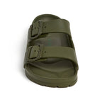 Sandalias De Baño Caqui - Mujer
