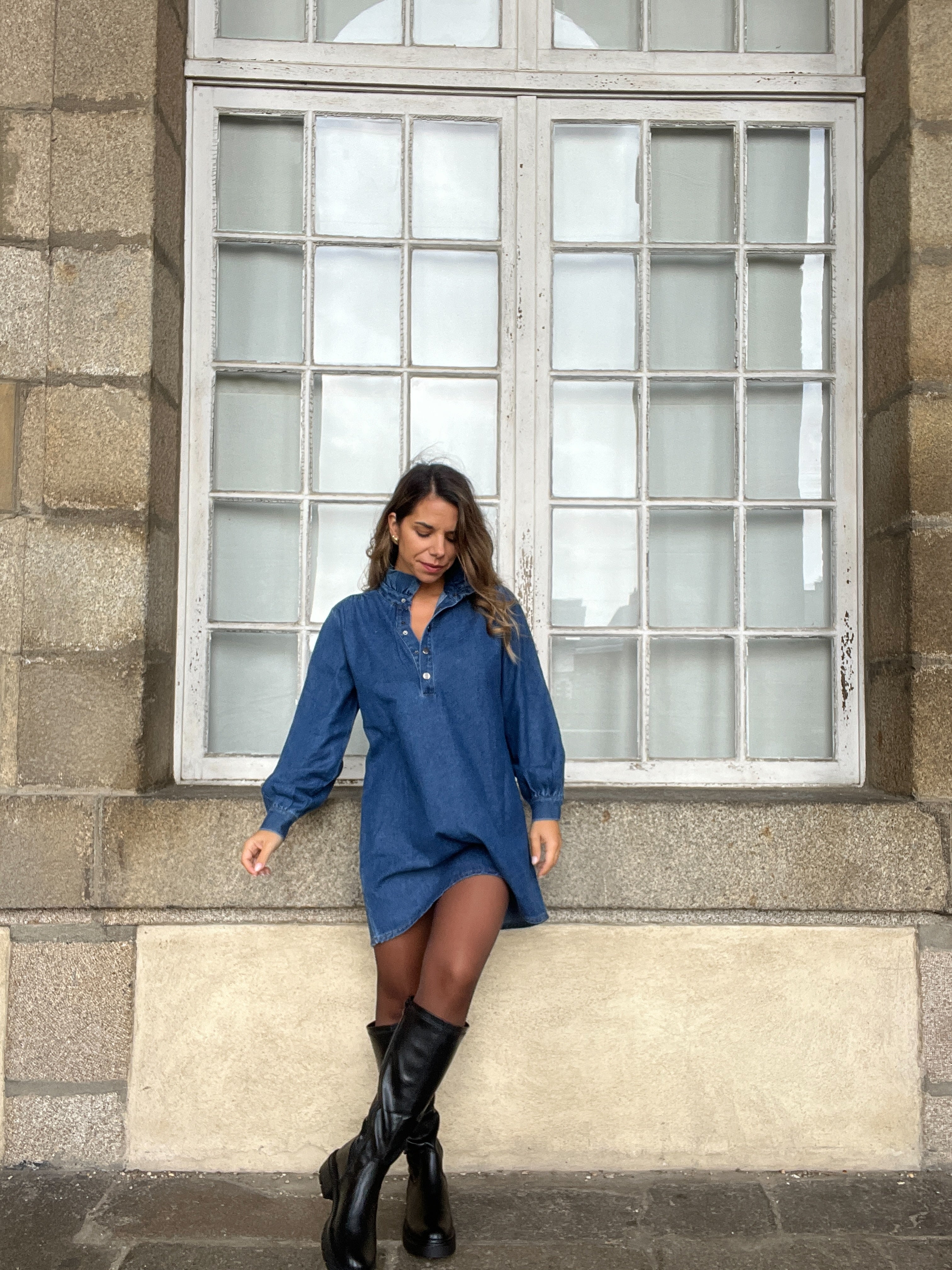 Bottes Hautes Noires Nora