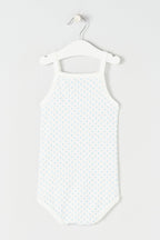 3 Bodysuits - White, Blue and Pink - Baby Girl