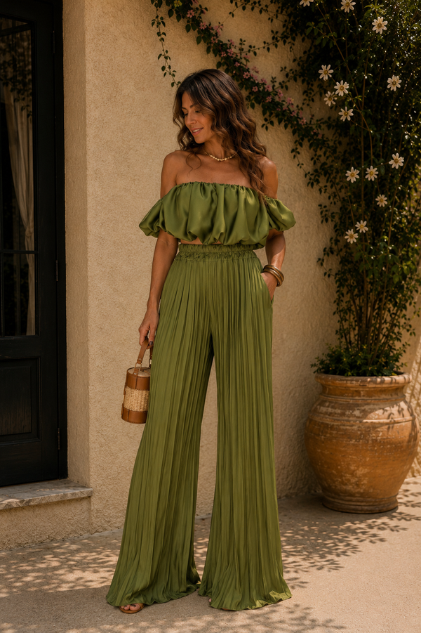 Giselle 2-Piece Set - Olive