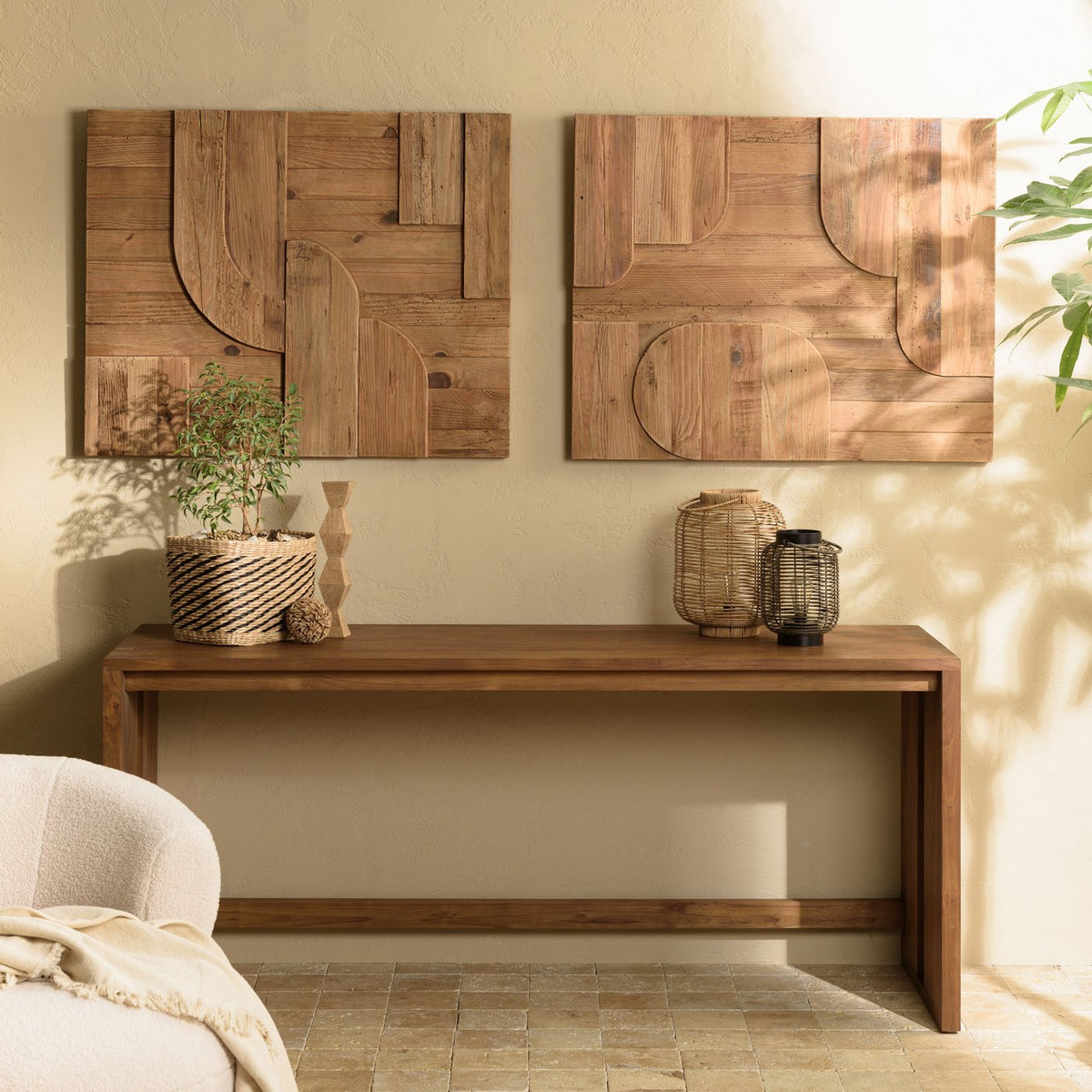 Sandy - Decoración Mural - Marrón