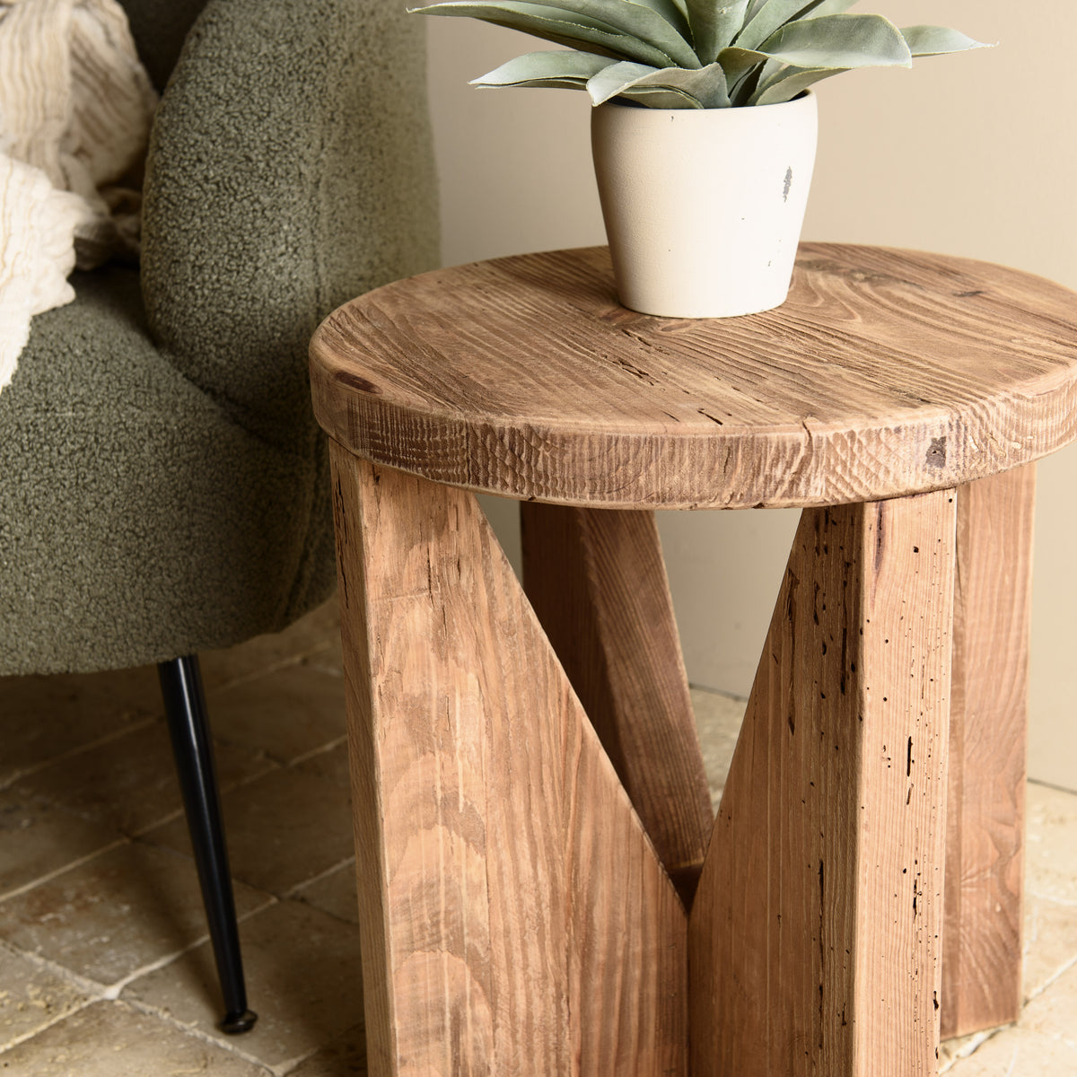 Sandy - Tabouret - Marron