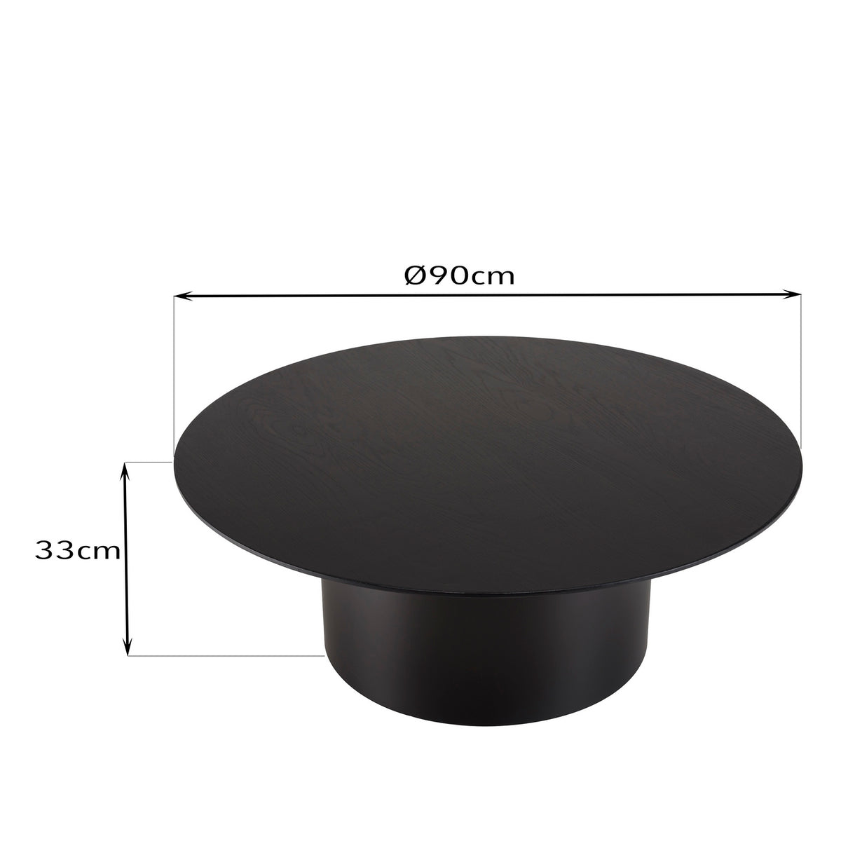 Mesa de Centro - Daly - Negro
