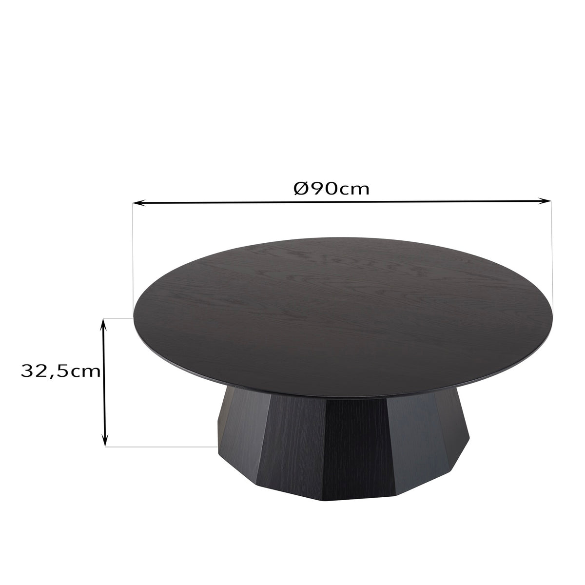 Table Basse - Daly - Noir