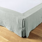 Bed skirt - Gaia - Eucalyptus