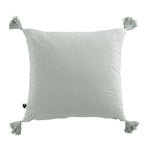 Gaïa - Coussin Déhoussable - Double Gaze De Coton Unie - Eucalyptus