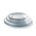 Lys - Transparent 12-Piece Plate Set