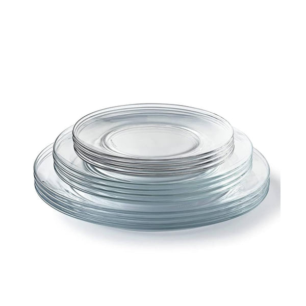 Pack De 12 Platos Lys - Transparente