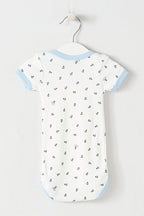 3 Bodysuits - Blue and White - Baby Girl