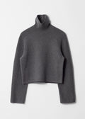 Jumper Es Holm Turtleneck - Grey - Women