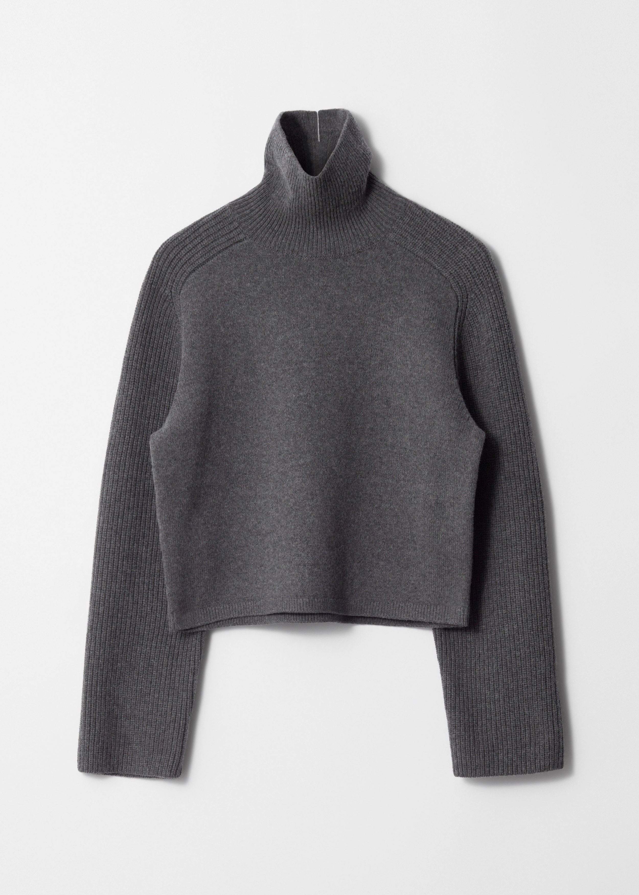Jumper Es Holm Turtleneck - Grey - Women