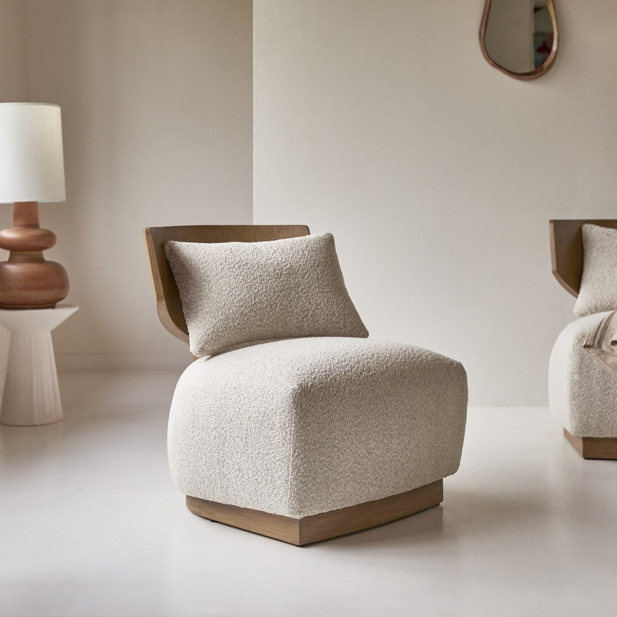 June - Poltrona - Mindi Scuro - Beige