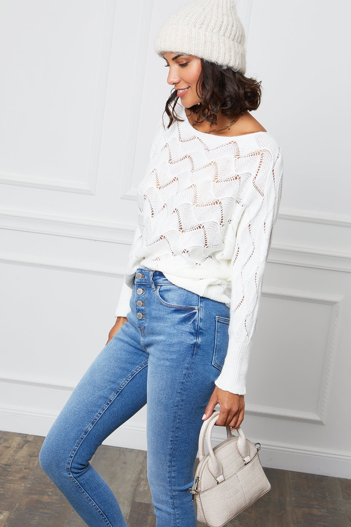 Sweater - White