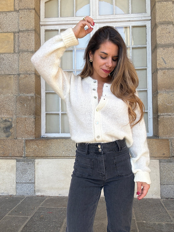 Cardigan Garance ecru
