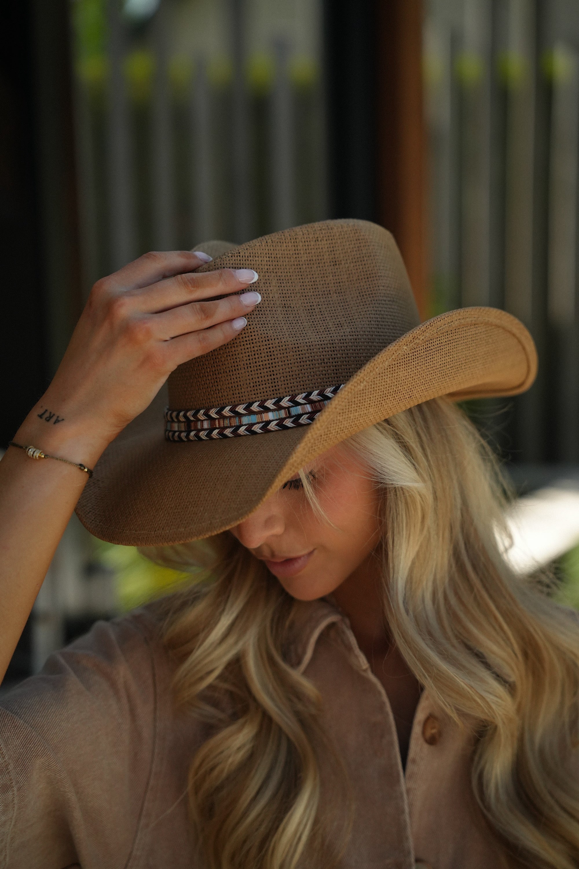 Chapeau De Paille Octavia - Beige