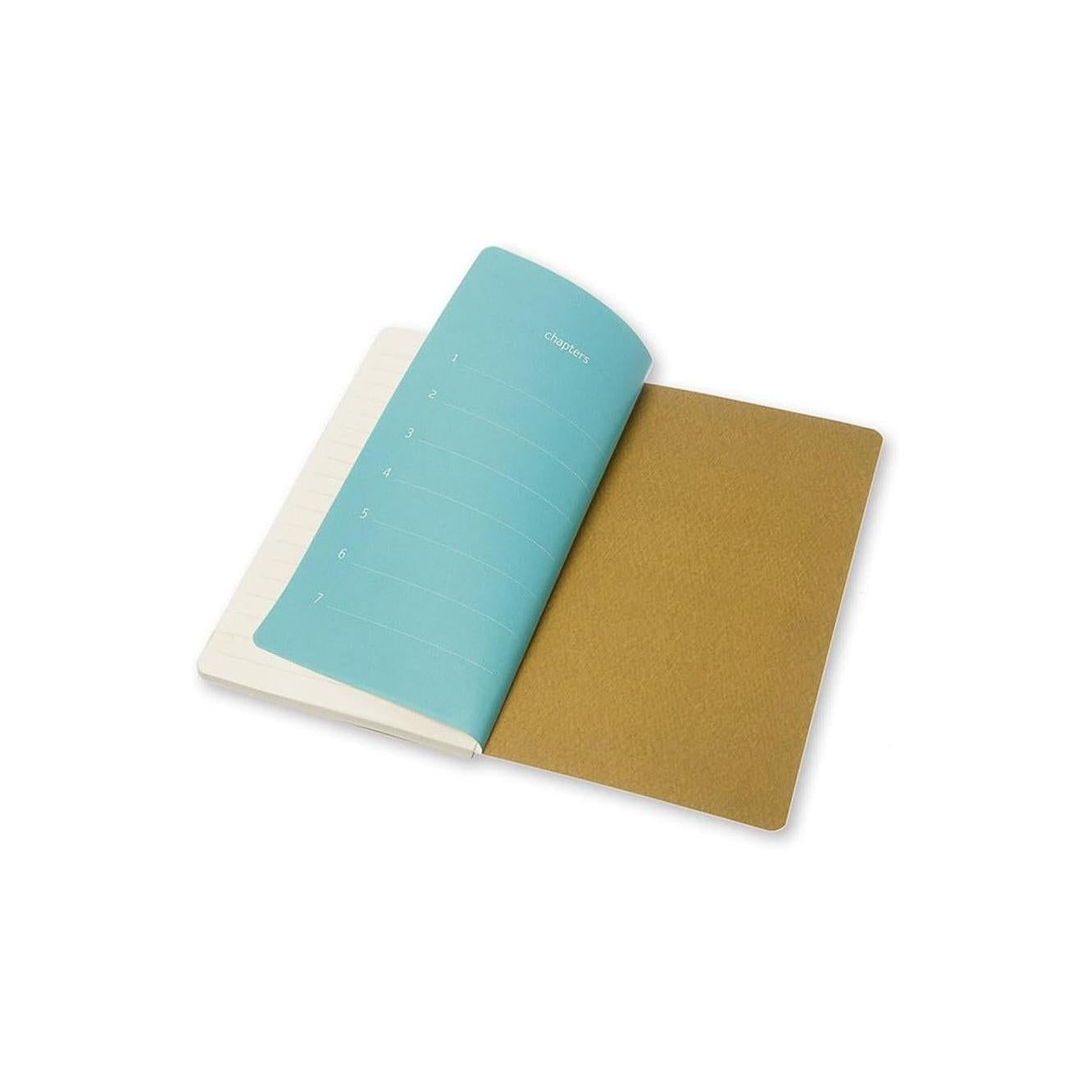 Ruled Notebook - Medium - Olive Green