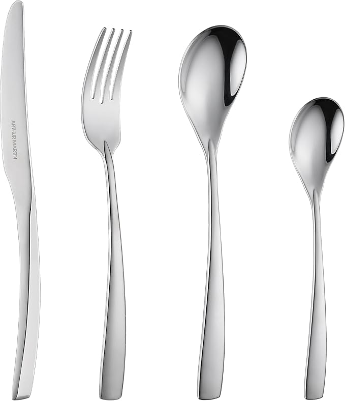 Ménagere 24 Pièces - Acier Inoxydable - Inox Finition Satinée