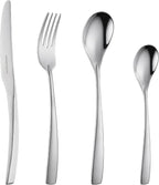 Ménagere 24 Pièces - Acier Inoxydable - Inox Finition Satinée