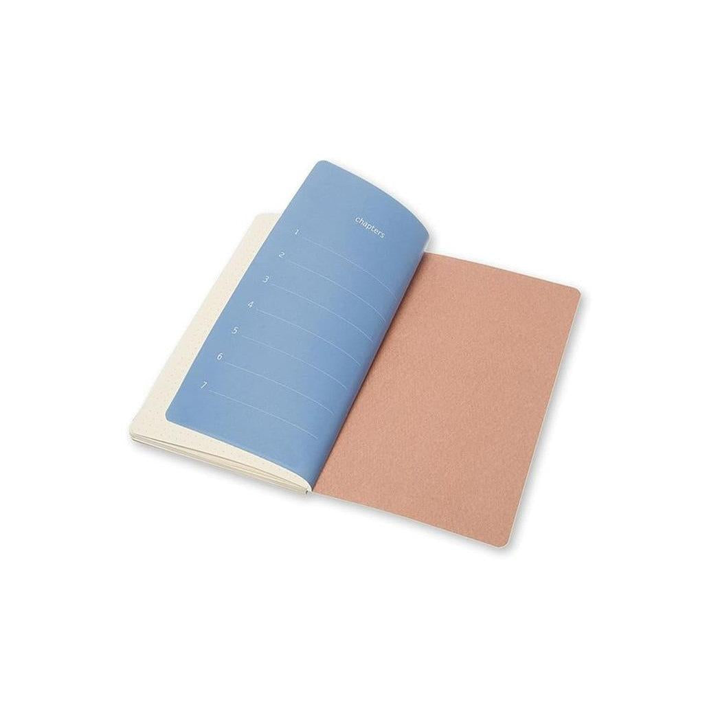 Cahier Ligné (Ruled Notebook) Chapitres - Medium - Rose