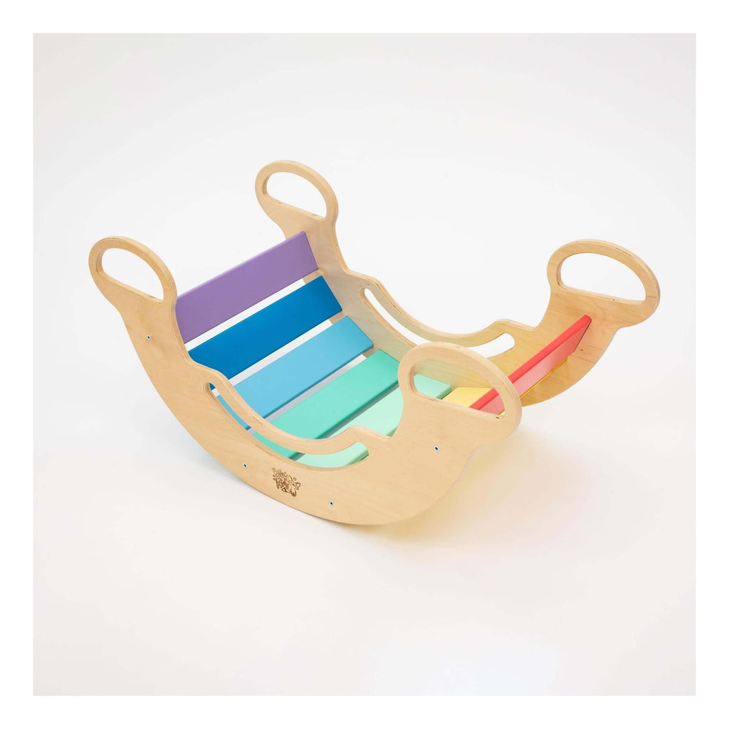 Balance seesaw/Rocker - rainbow colors - Busy-kids.fr