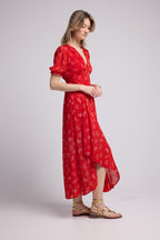 Long Dress - Red Bandana