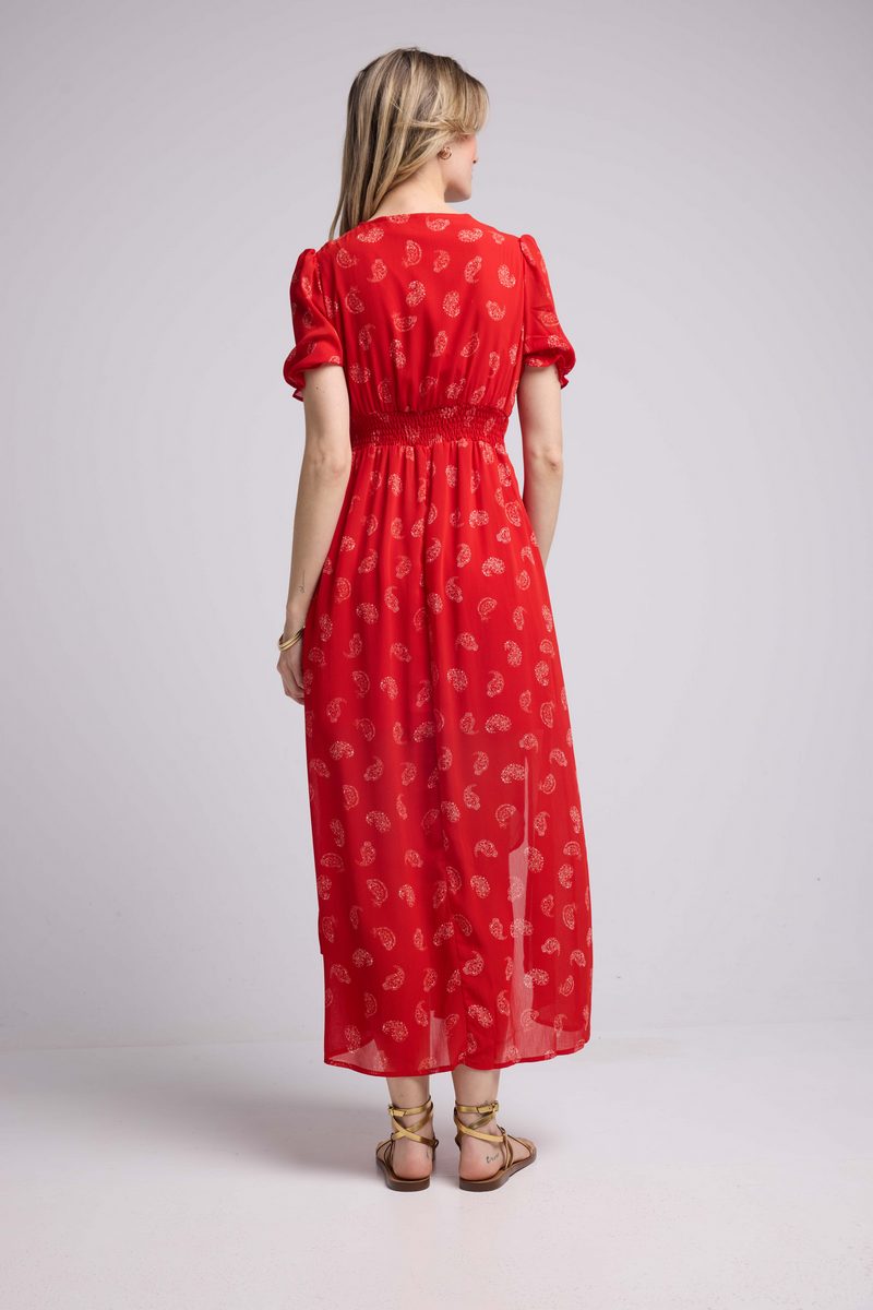Long Dress - Red Bandana