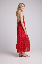 Long Dress - Red Bandana