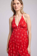 Long Dress - Red Bandana