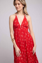 Long Dress - Red Bandana