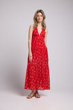 Long Dress - Red Bandana
