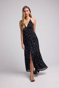 Vestido Largo con Tirantes - Bandana Negra