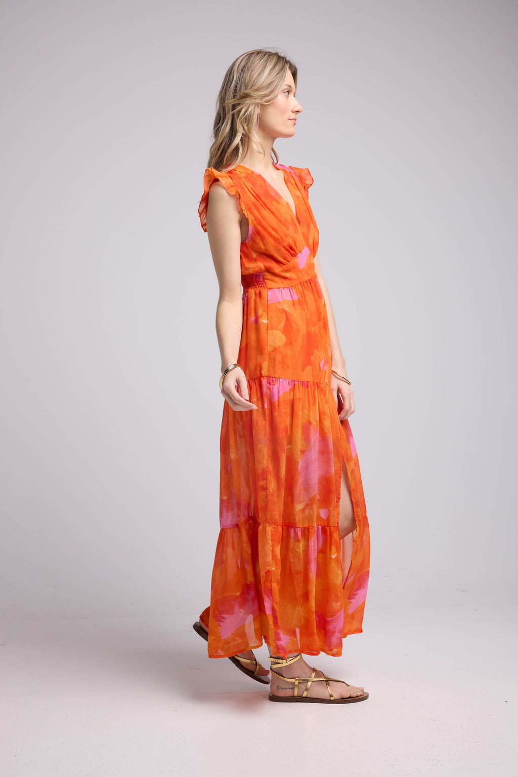 Long Dress - Orange