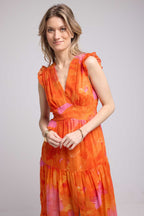 Long Dress - Orange