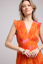Long Dress - Orange