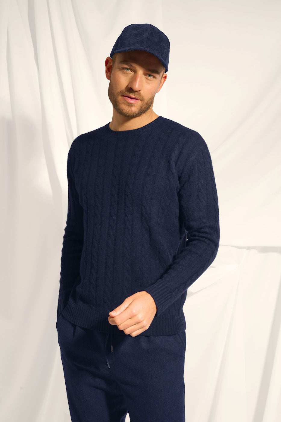 Jersey de Cuello Redondo 4 Cabos Darri - Navy