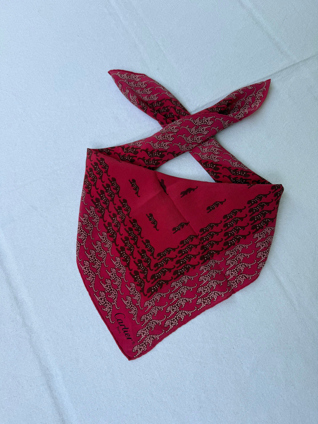 Cartier Scarf – Panther Patterns