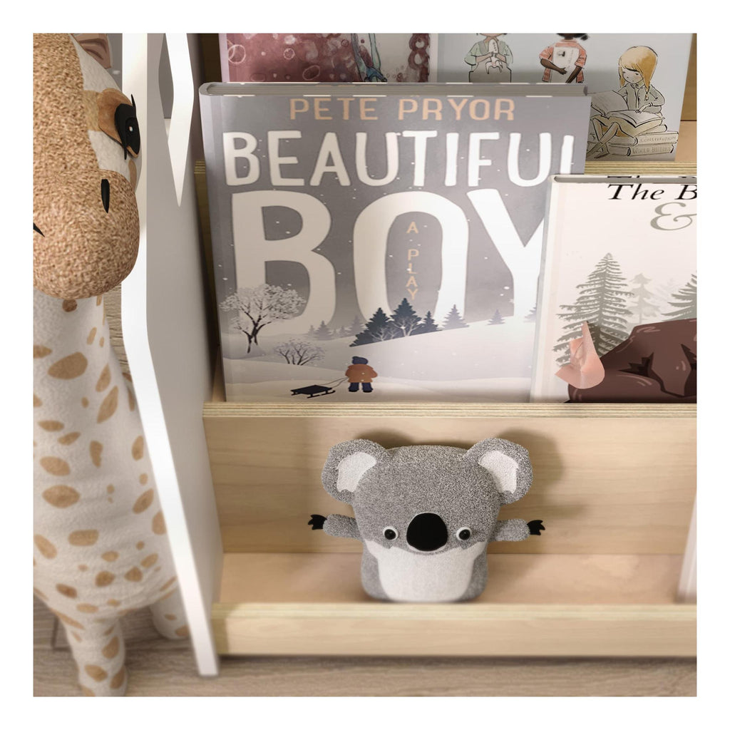 Librería y Estantería Para Juguetes Dúo – Blanco y Gris