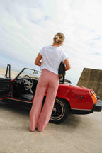 Red Striped Victor Trousers