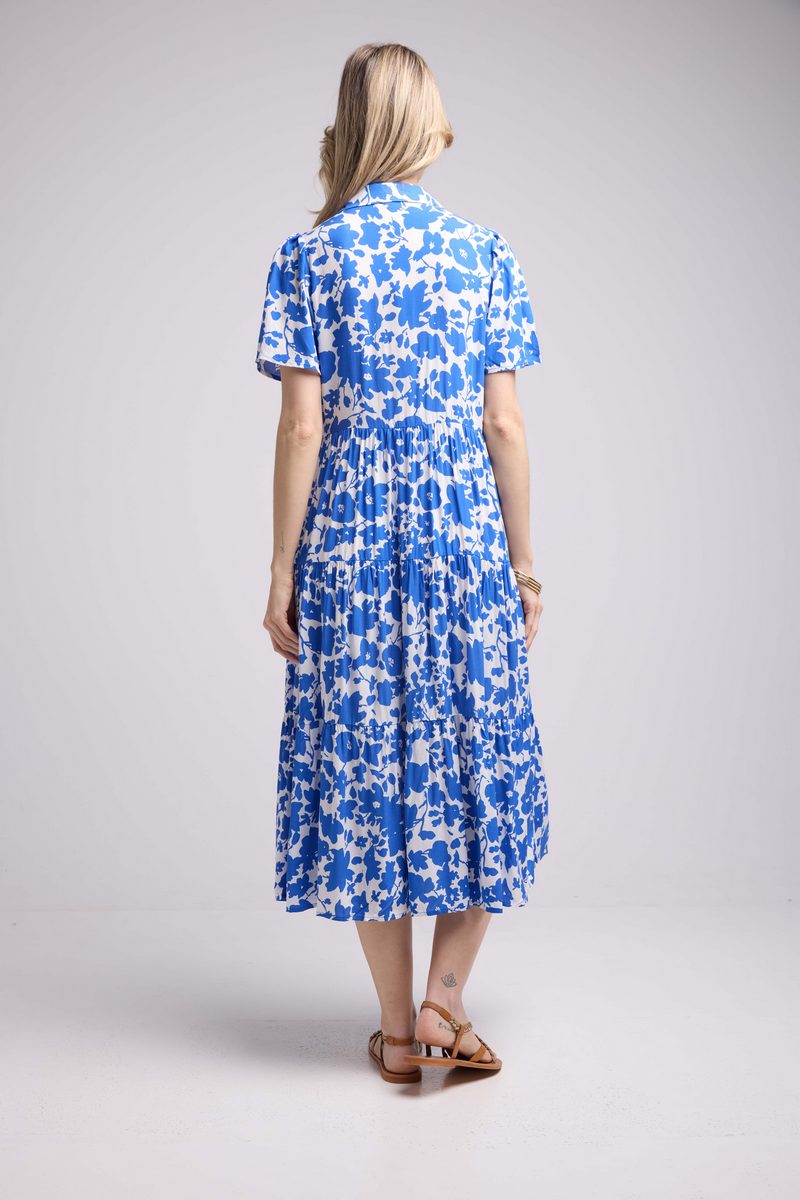 Long Short Sleeve Dress - Navy